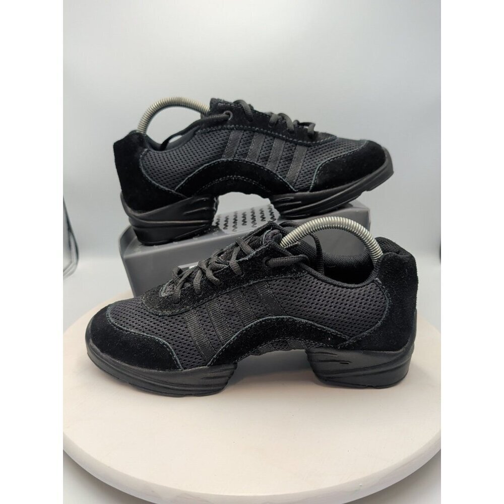 So Danca DK71 Black Adult Split Toe Dance Hip Hop Sneaker US 10 Uk 7 Comfort Y2K
